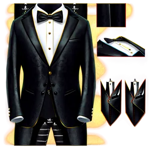 Innovative Tuxedo Designs PNG Ptk80