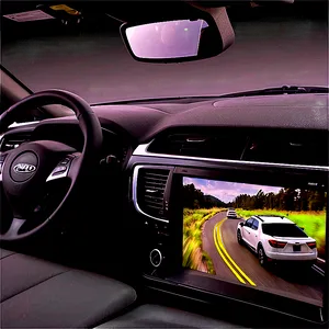 Inside Car Backup Camera Display PNG Mab