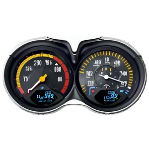 Inside Car Instrument Cluster PNG 71