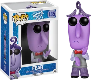 Inside Out Fear Funko Pop PNG