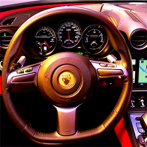 Inside Sports Car PNG Yus40