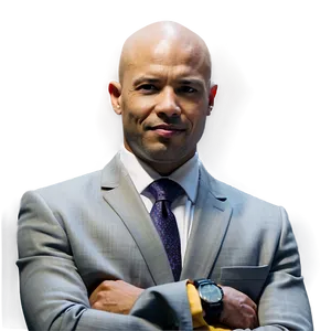 Inspirational Bald Leader PNG Ndt PNG