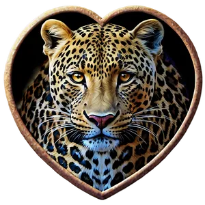 Inspirational Leopard Heart Art PNG 67 PNG