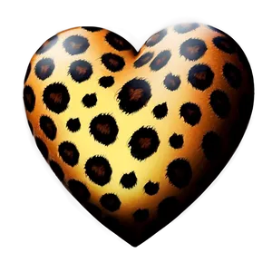 Inspirational Leopard Heart Art PNG Apm PNG
