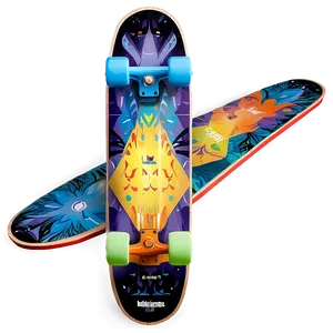 Inspirational Skateboard Deck Design PNG 06282024