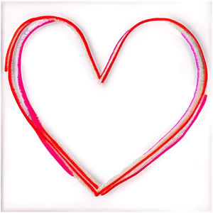 Instagram Heart Doodle Png 06212024 PNG image