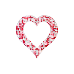 Instagram Heart Mosaic Png 06212024 PNG image