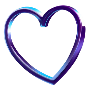 Instagram Heart Outline Png 06212024 PNG image