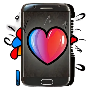 Instagram Heart Sketch Png Lgc34 PNG image