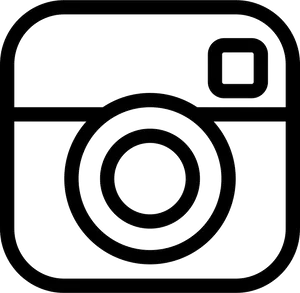 Instagram Logo White Outline PNG image