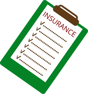 Insurance Checklist Clipart PNG image