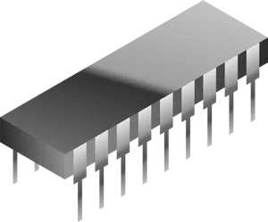 Integrated Circuit Package3 D Render PNG image
