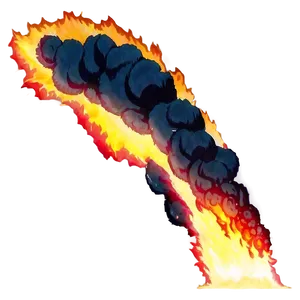 Intense Anime Inferno PNG Fxn PNG