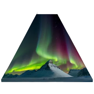 Intense Aurora Borealis Scene PNG Wwr PNG