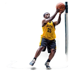 Intense Basketball Match PNG 43