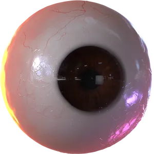 Intense Brown Human Eye PNG image