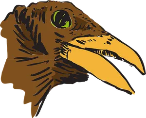 Intense_ Eagle_ Profile_ Vector
