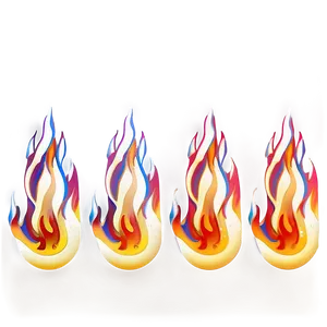 Intense Fire Emoji Visual Png 05042024 PNG image