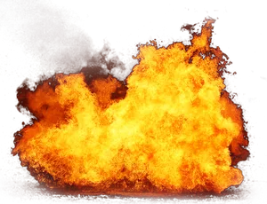 Intense_ Flame_ Explosion PNG image