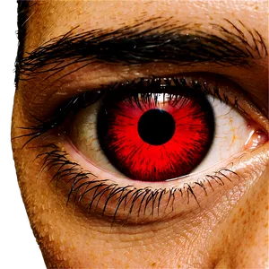 Intense Gaze Bloodshot Eyes Png Siv38 PNG image