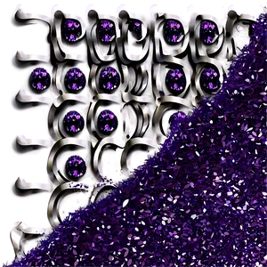 Intense Purple Glitter PNG 06252024 PNG