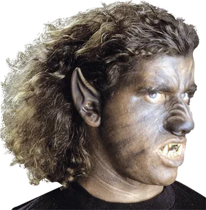 Intense Werewolf Transformation PNG image