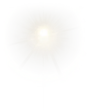 Intense White Lens Flare Graphic PNG image