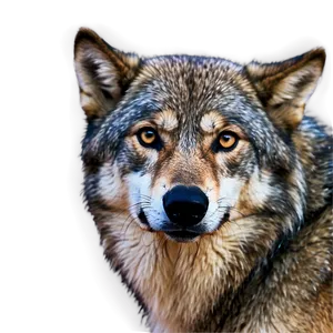 Intense Wolf Stare Png 85 PNG image