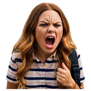 Intense Yelling Face Emoji Png 06282024 PNG image