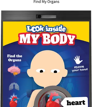 Interactive Body Organ Discovery Game PNG