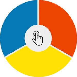 Interactive Click Icon Graphic PNG image