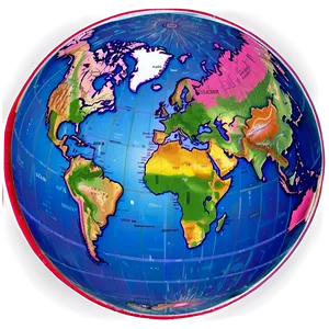 Interactive Globe Representation Png 05042024 PNG image