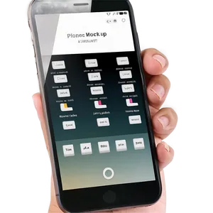 Interactive Phone Mockup PNG Orf62 PNG