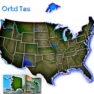 Interactive Usa Map Png Hev7 PNG image