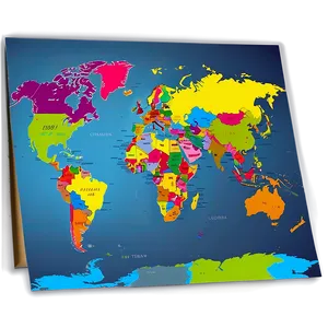 Interactive World Map For Kids Png 61 PNG image