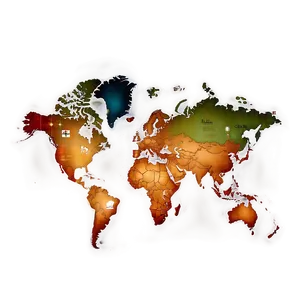 Interactive World Map Vector PNG Ipp