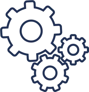 Interlocking Gears Icon