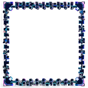 Interlocking Line Border PNG 06262024