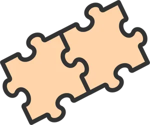 Interlocking Puzzle Pieces Graphic