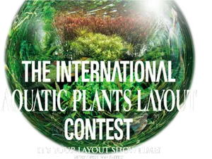 International Aquatic Plants Layout Contest Advertisement PNG image
