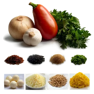 International Cuisine Ingredients Png 98 PNG image