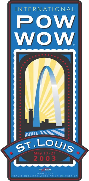 International Pow Wow St Louis2003 Poster PNG
