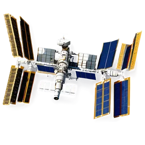 International Space Station B PNG image