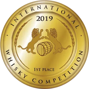 International Whisky Competition2019 Gold Medal PNG