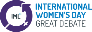 International Womens Day Great Debate Logo PNG image