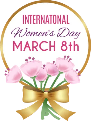International Womens Day March8 Poster PNG image
