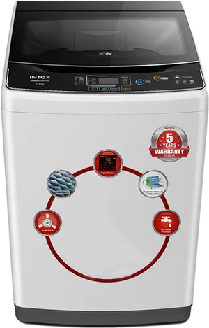 Intex Top Load Washing Machine PNG image