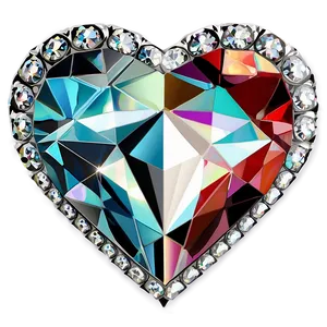 Intoxicating Diamond Heart PNG 48 PNG