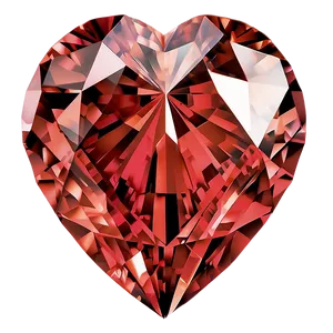 Intoxicating Diamond Heart PNG 82