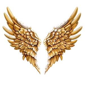 Intricate Angel Wings Design PNG 72